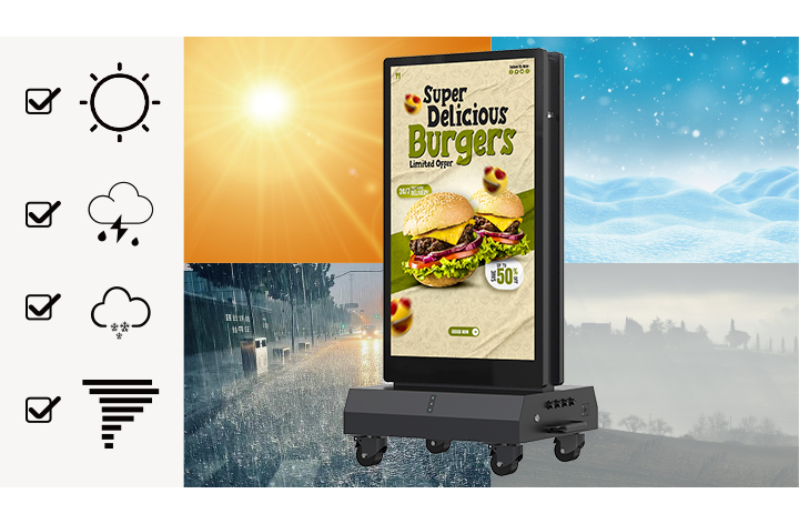 Double-sided Outdoor Kiosk Double-sided Outdoor Kiosk